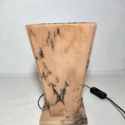 Lámpara de mesa de mármol. España, 1970s.
