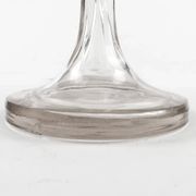 Biedermeier compote, transparent crystal, Czechia, 19th century