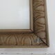 Encadrement ancien en bois naturel pour sujet de 28,5 x 34 cm