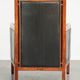 Stylish cowhide Art Deco design armchair
