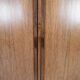 Low buffet with jealousies doors in rosewood from the 60s