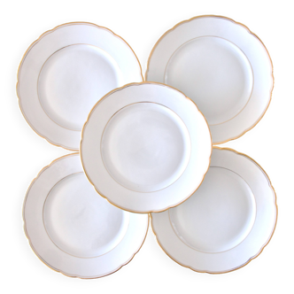 Grandes assiettes en porcelaine suisse Langenthal