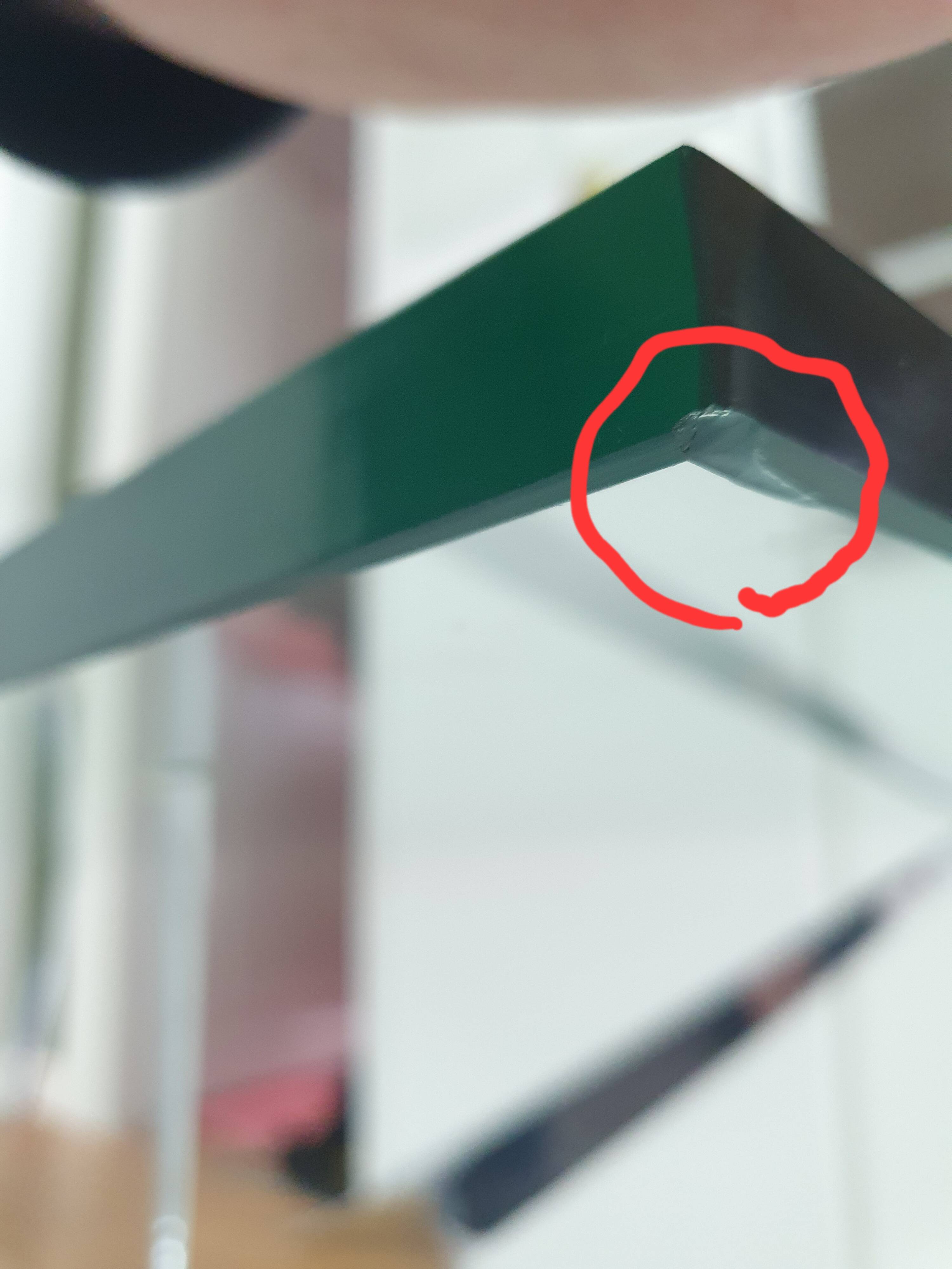 Coffee table with compass legs from the 60s