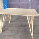 Rattan dining table