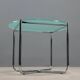 Knoll E01M coffee table designed by Mies van der Rohe, metal, 1990s.