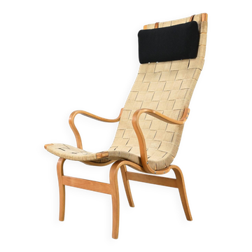 "Eva" armchair by Bruno Mathsson for Karl Mathsson, Denmark 1976
