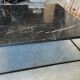 Black marble table