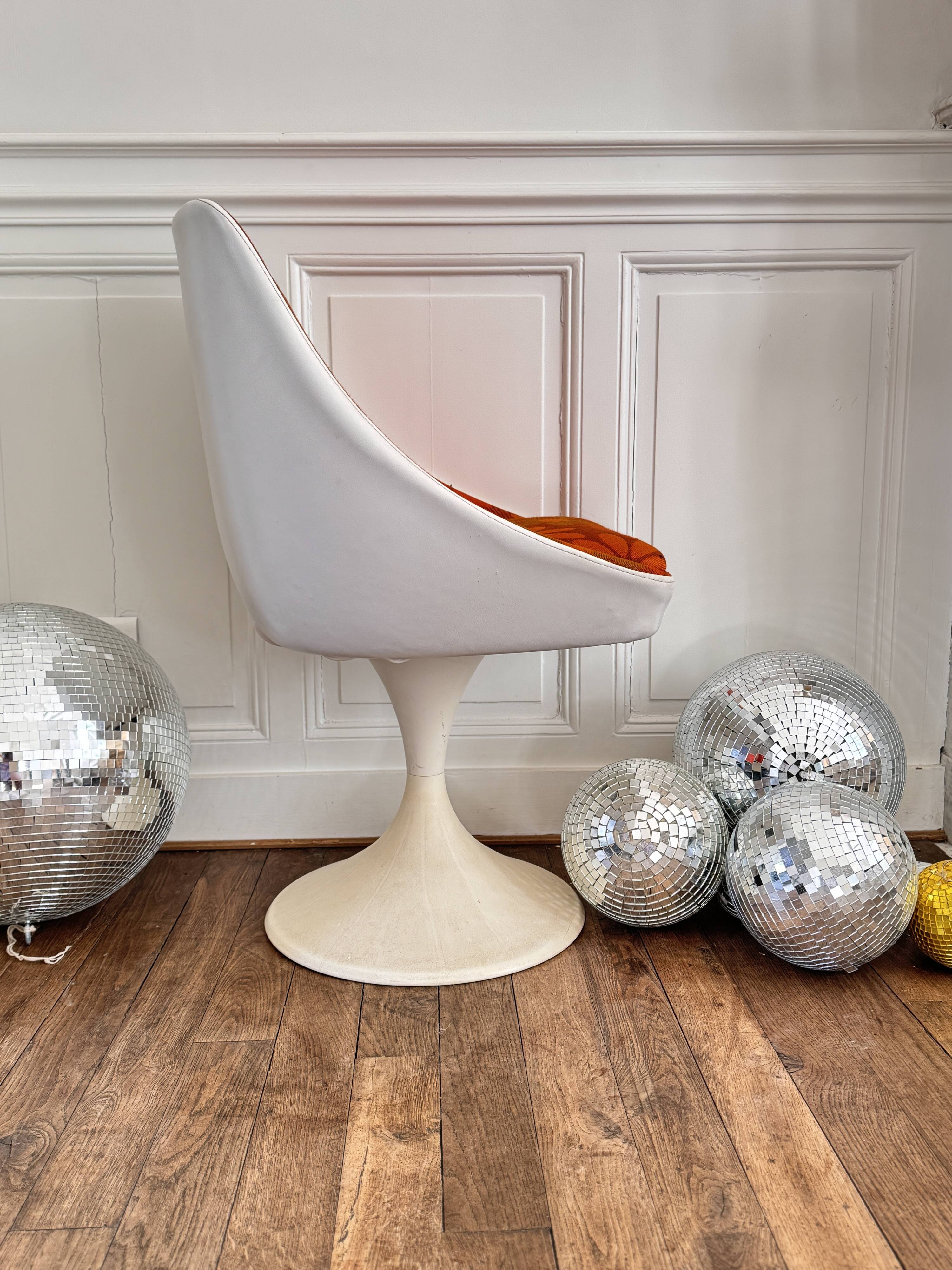 Chaise pivotante vintage