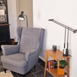 50s side table with compass legs