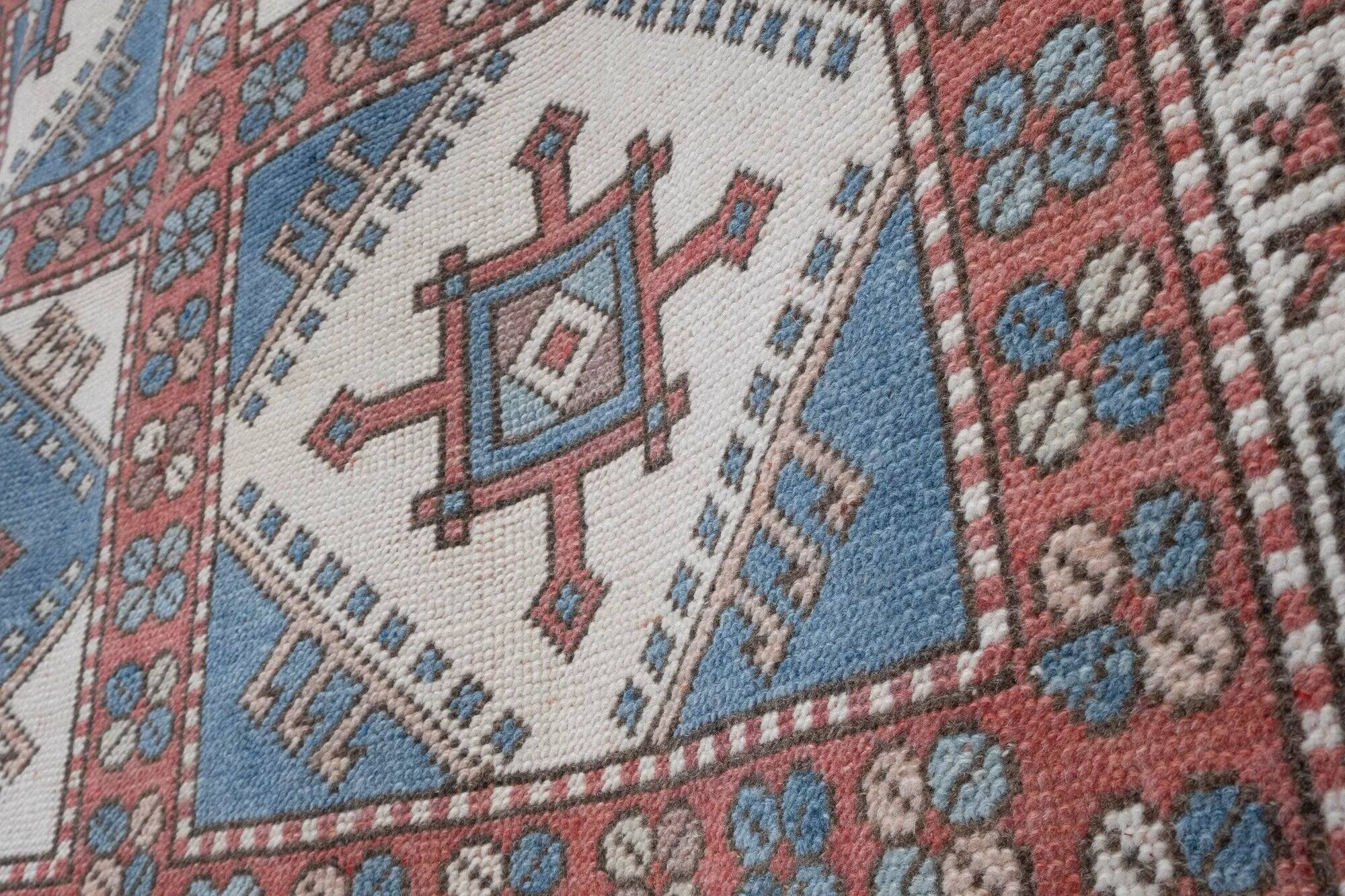 Vintage Turkish Oushak rug 143x213 cm
