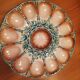 Oyster tray in majolica Sarreguemines circa 1890