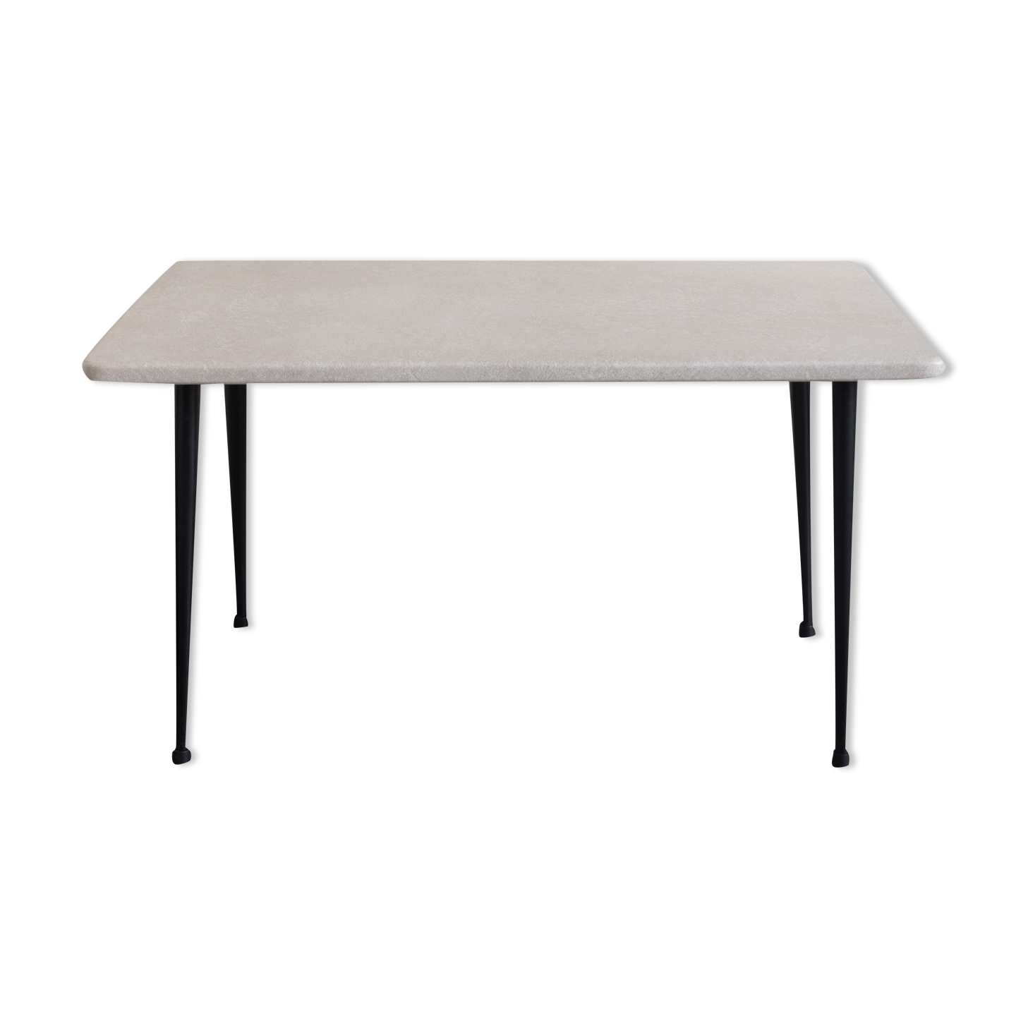 Grey coffee table metal legs