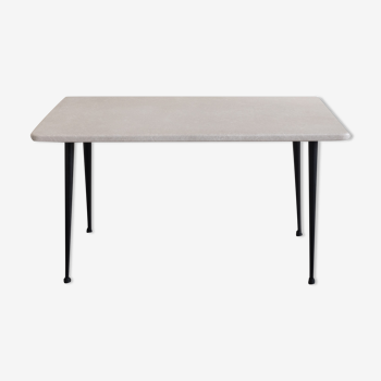 Grey coffee table metal legs