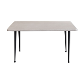 Grey coffee table metal legs