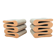 Pair of Wiggle Stools by Frank Gehry, Vitra, 1990s
