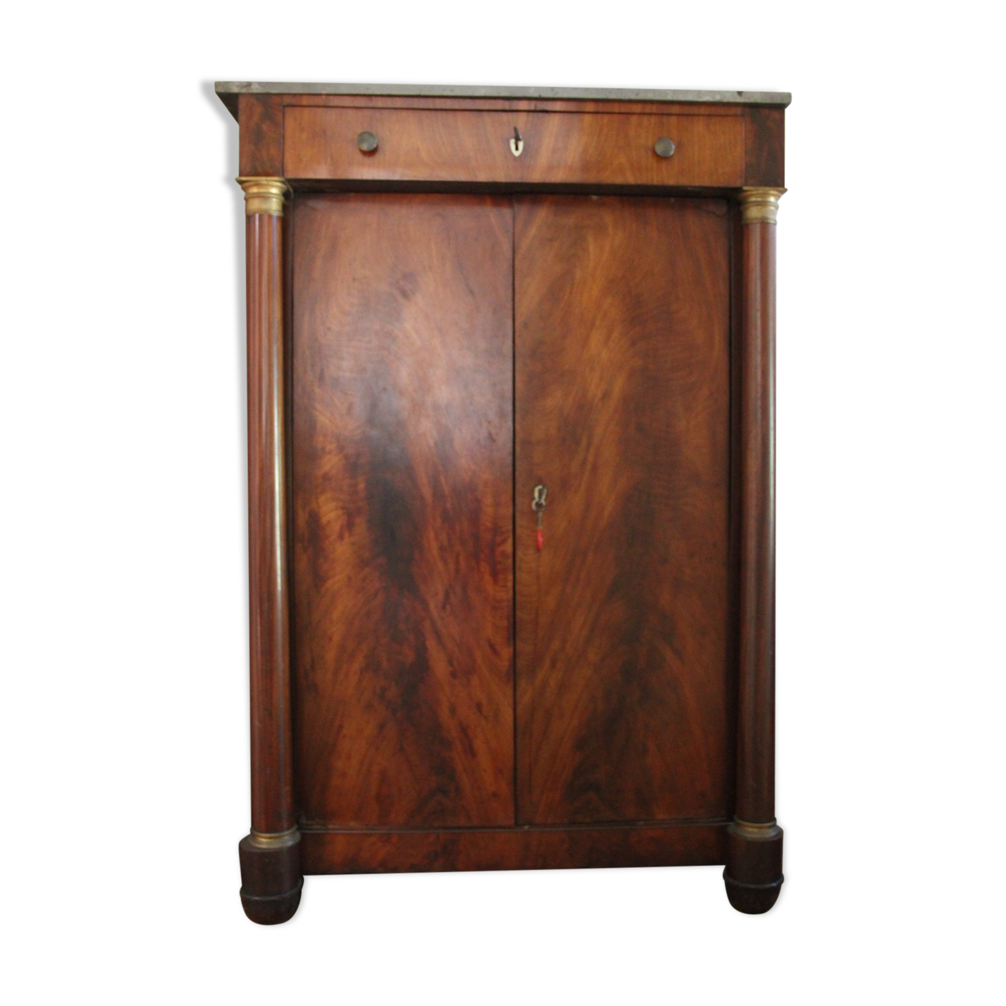 Mahogany cabinet of empire period, early XIX °