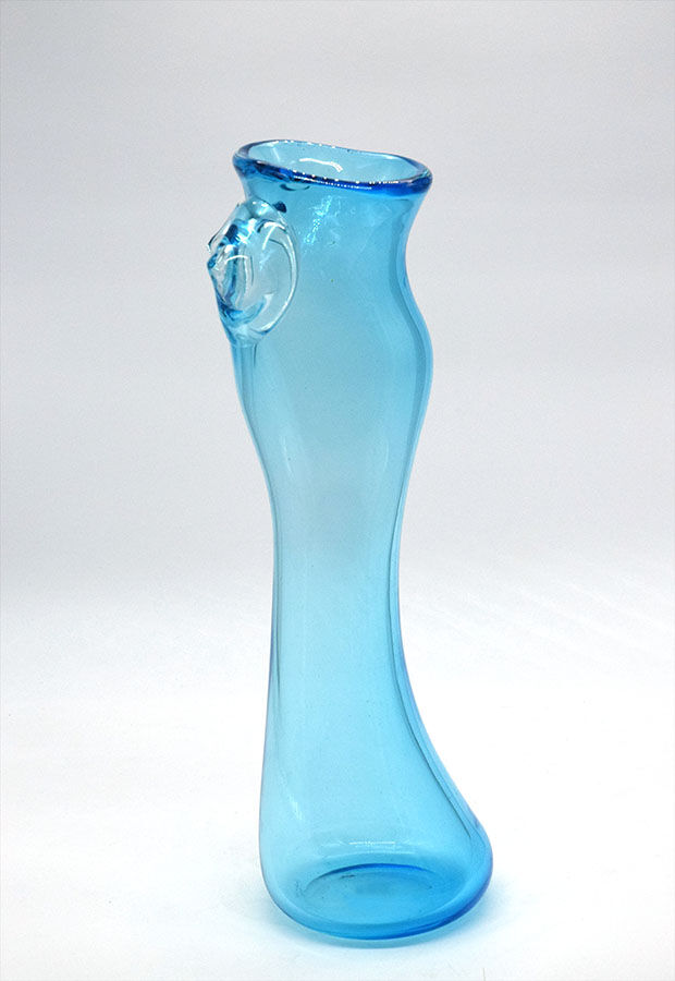 Vase sculpture en verre femme buste Stefano Toso Murano 19670's
