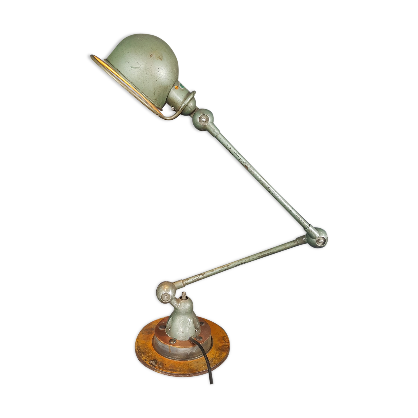 LAMPE D'ATELIER JIELDE 2 BRAS.