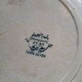 10 assiettes plates anciennes Terre de fer