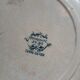 10 old flat plates Terre de fer