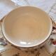 Rare 19th century cup and saucer, Sarreguemines earthenware, Louis XV model