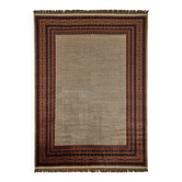 Tapis Oushak en laine noué à la main turc 283 cm x 383 cm