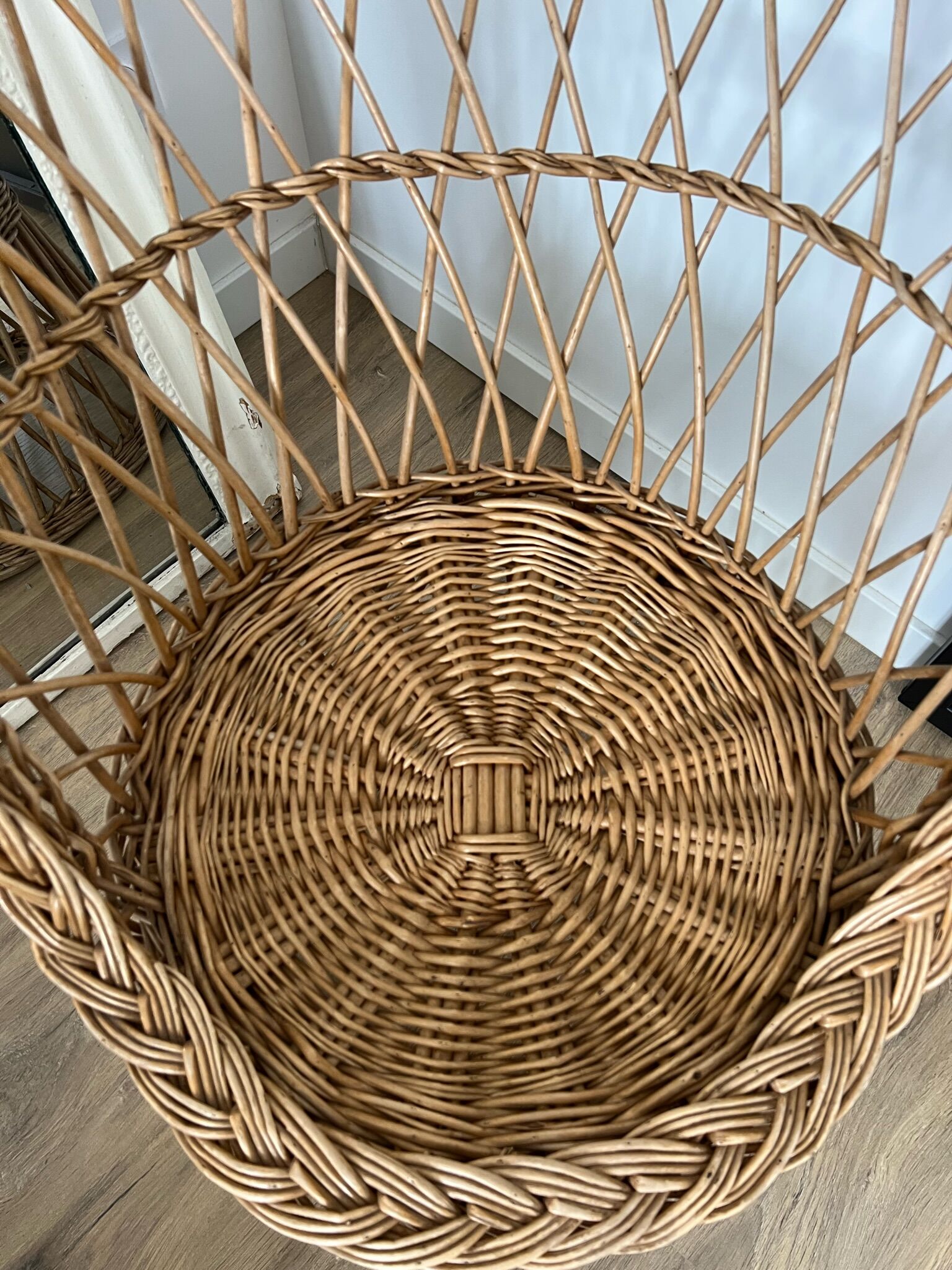 Rattan armchair