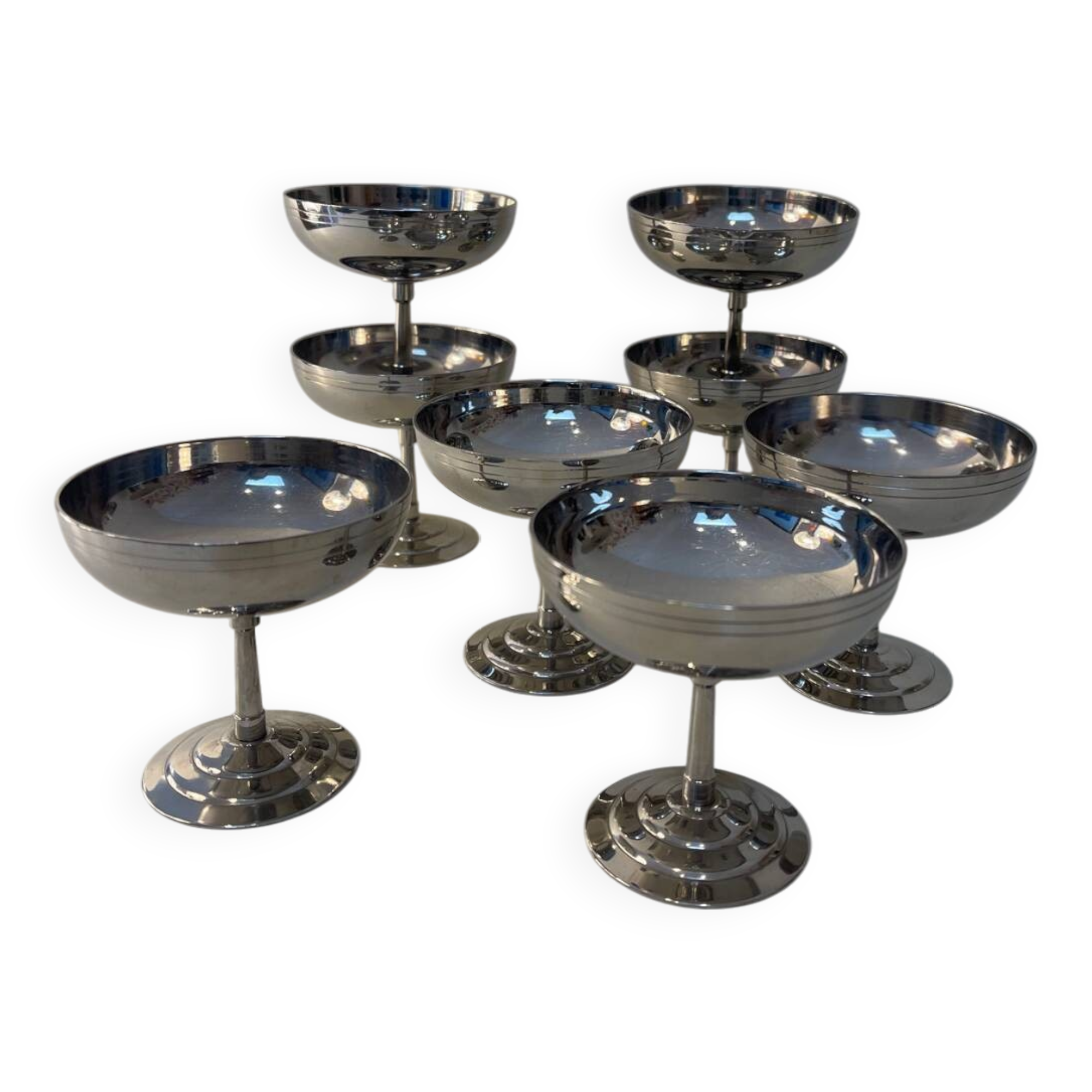 8 ice cream sundaes, Rémy Letang, 1970