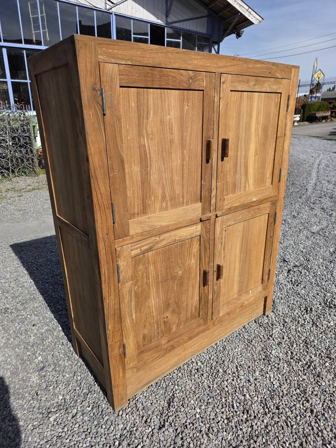 1980s teak 4-door sideboard
