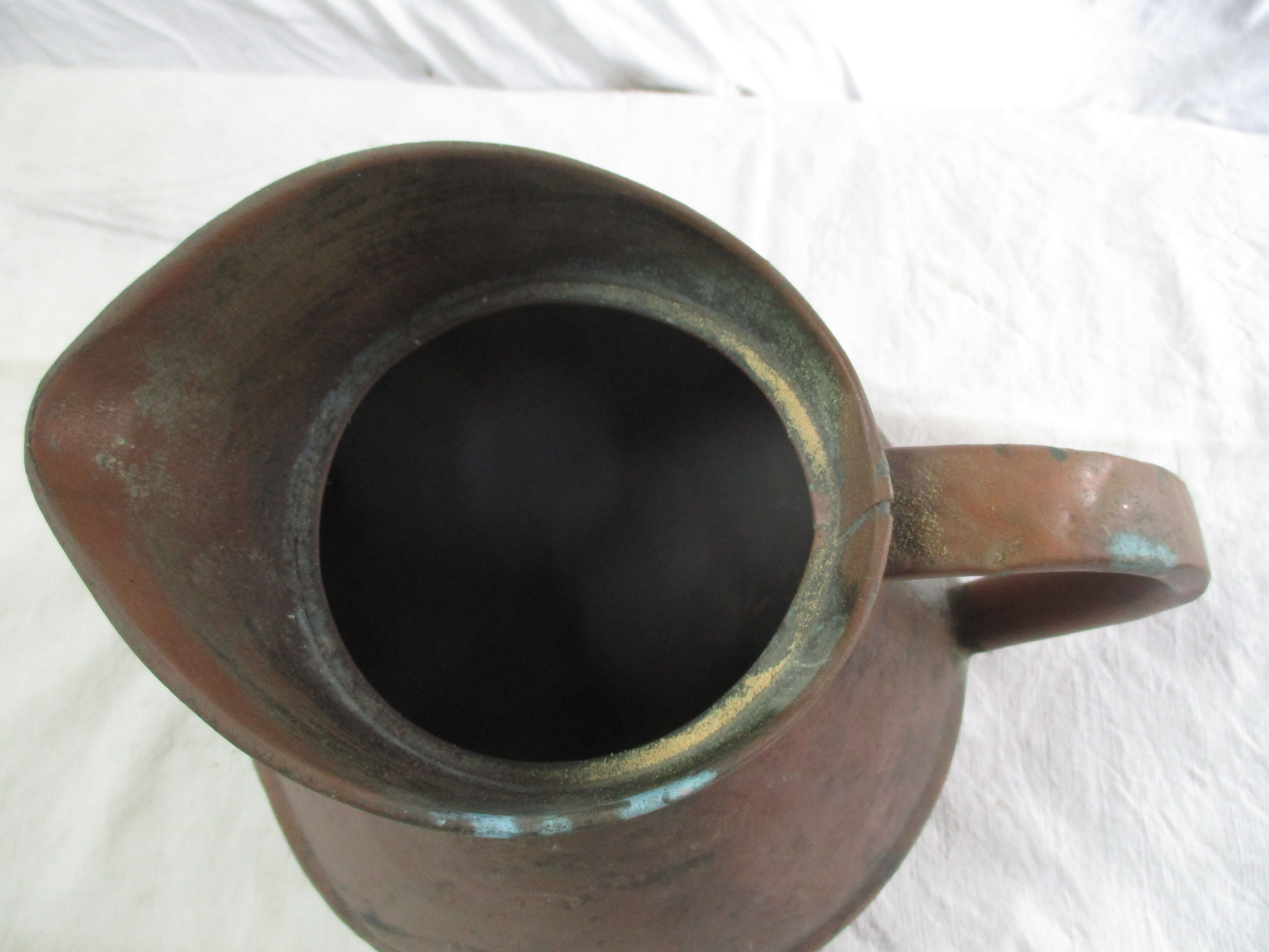 Copper pitcher