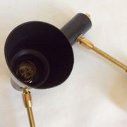 Pair of aluminor wall light France 50s/60s