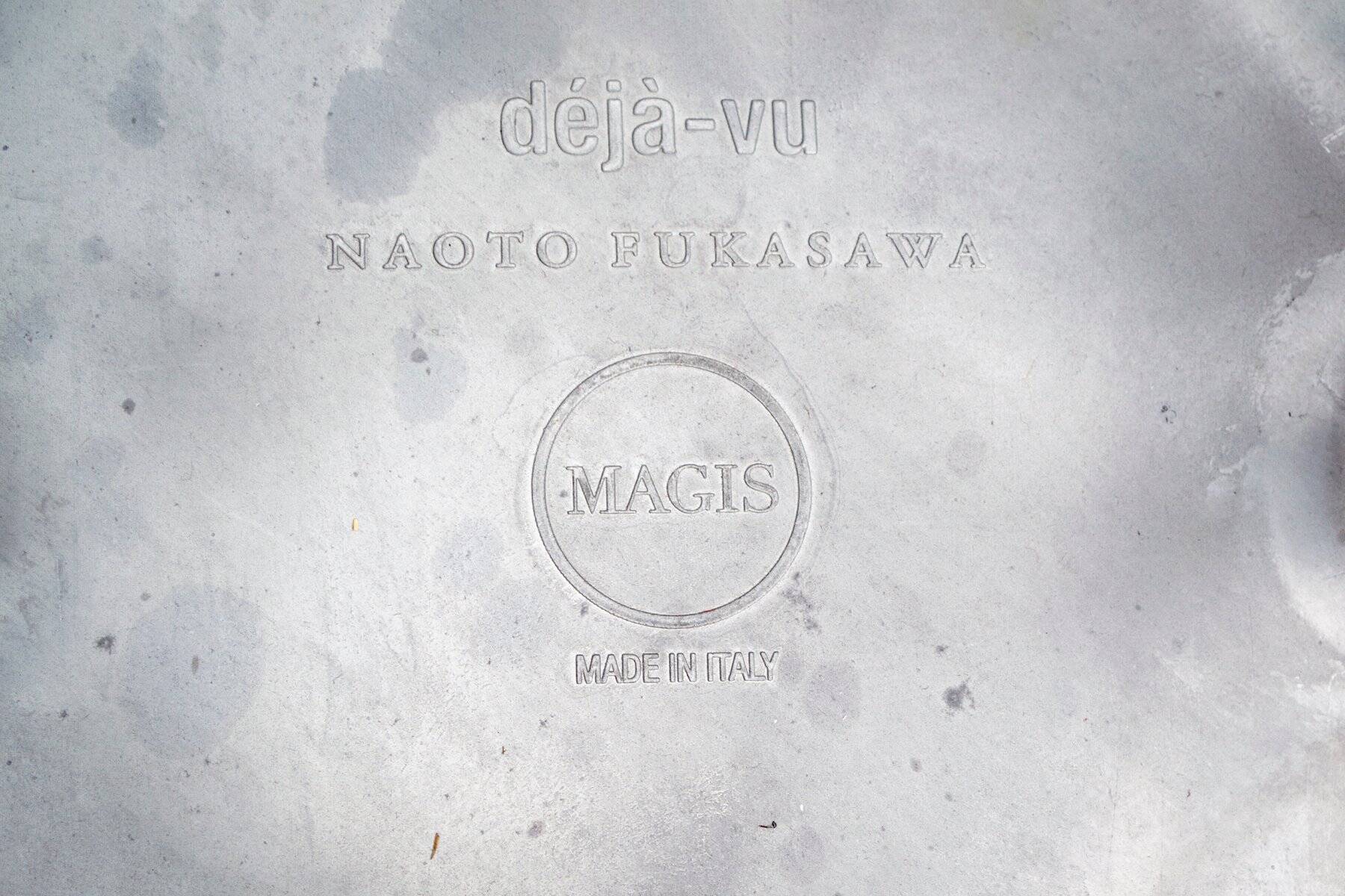 Sgabelli Déjà-Vu in aluminum by Naoto Fukasawa per Magis, inizio XXI secolo, set of 3