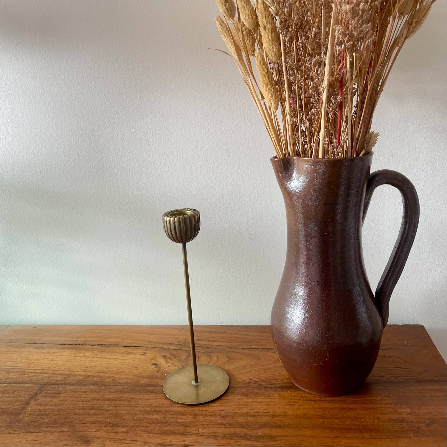 Brass candle holder