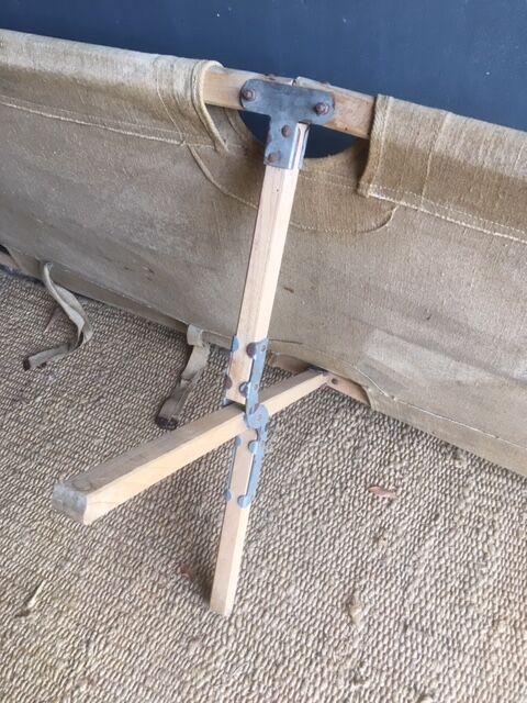 Military camp bed picot