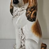 Vintage ceramic dog umbrella stand