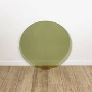 Tubular design coffee table in chrome and smoked glass, Italy, 70s
