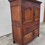 Buffet cabinet in oak with 4 doors and 1 drawer from the 18th century