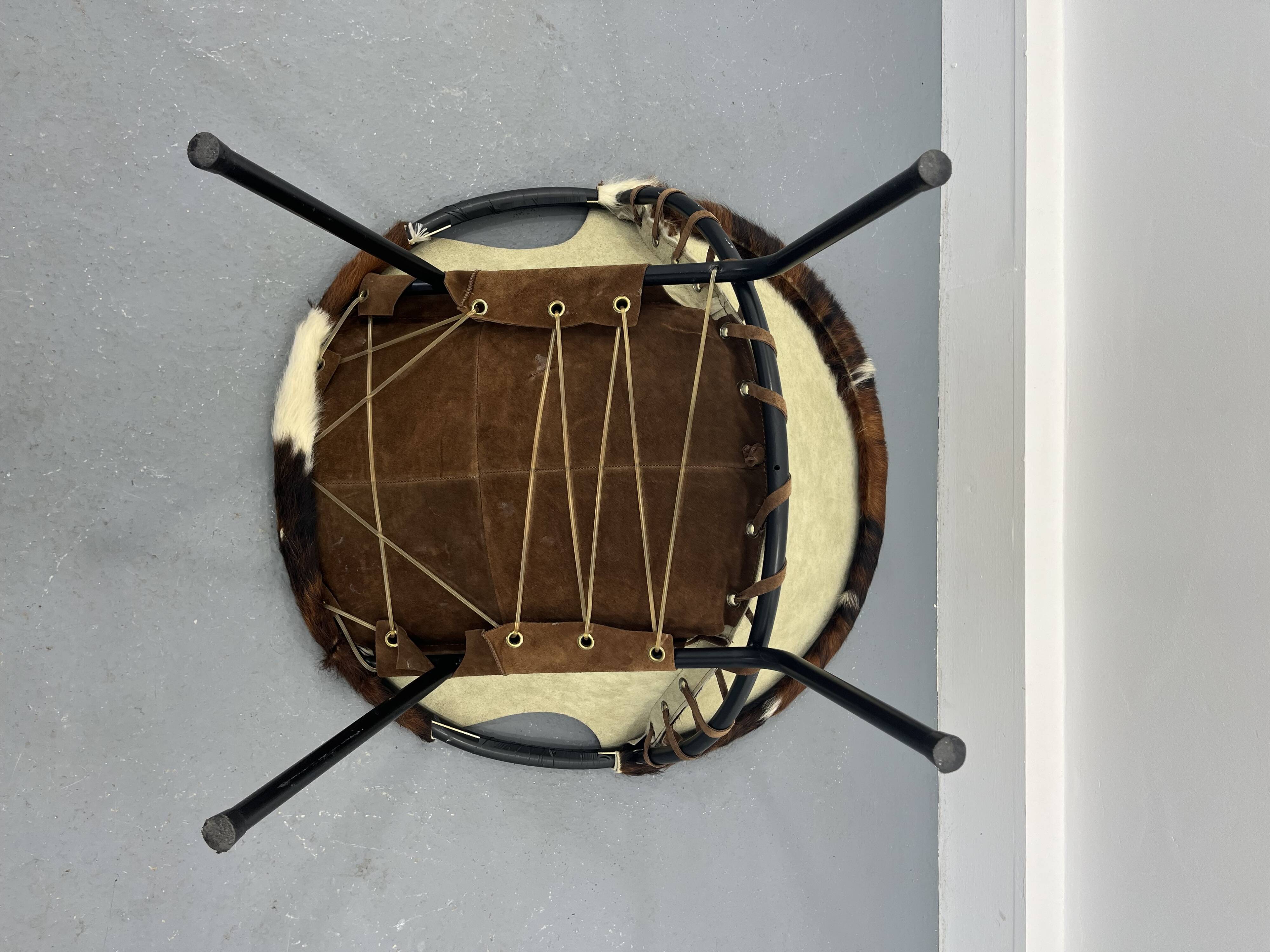 Mid-Century Swivel Balloon Armchair from Lusch & Co, 1960s