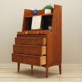 Teak secretary, Danish design, 1970s, production: Denmark