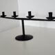 Brutalist candlestick candlestick with 4 metal branches