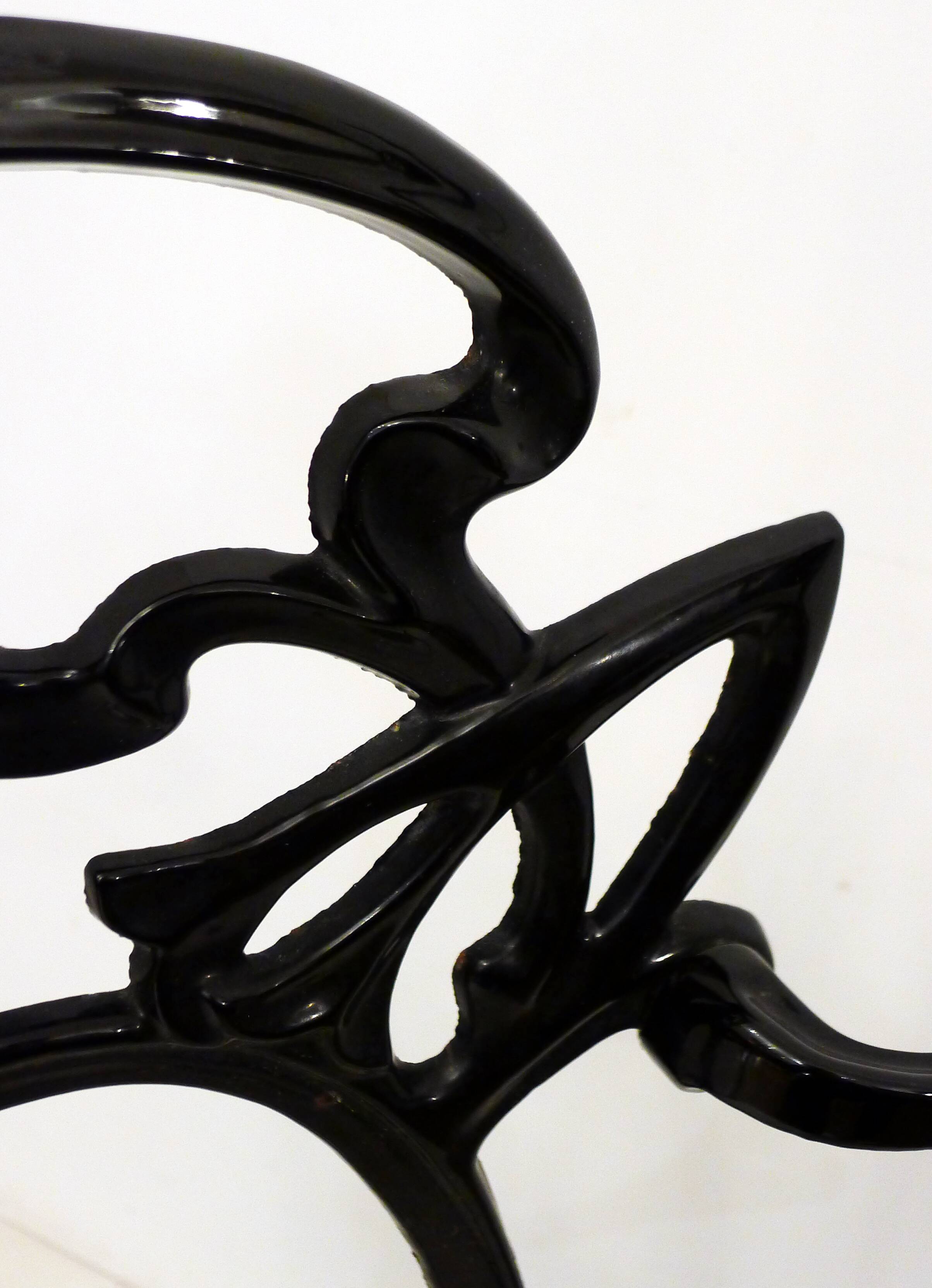 Enameled cast iron umbrella stand