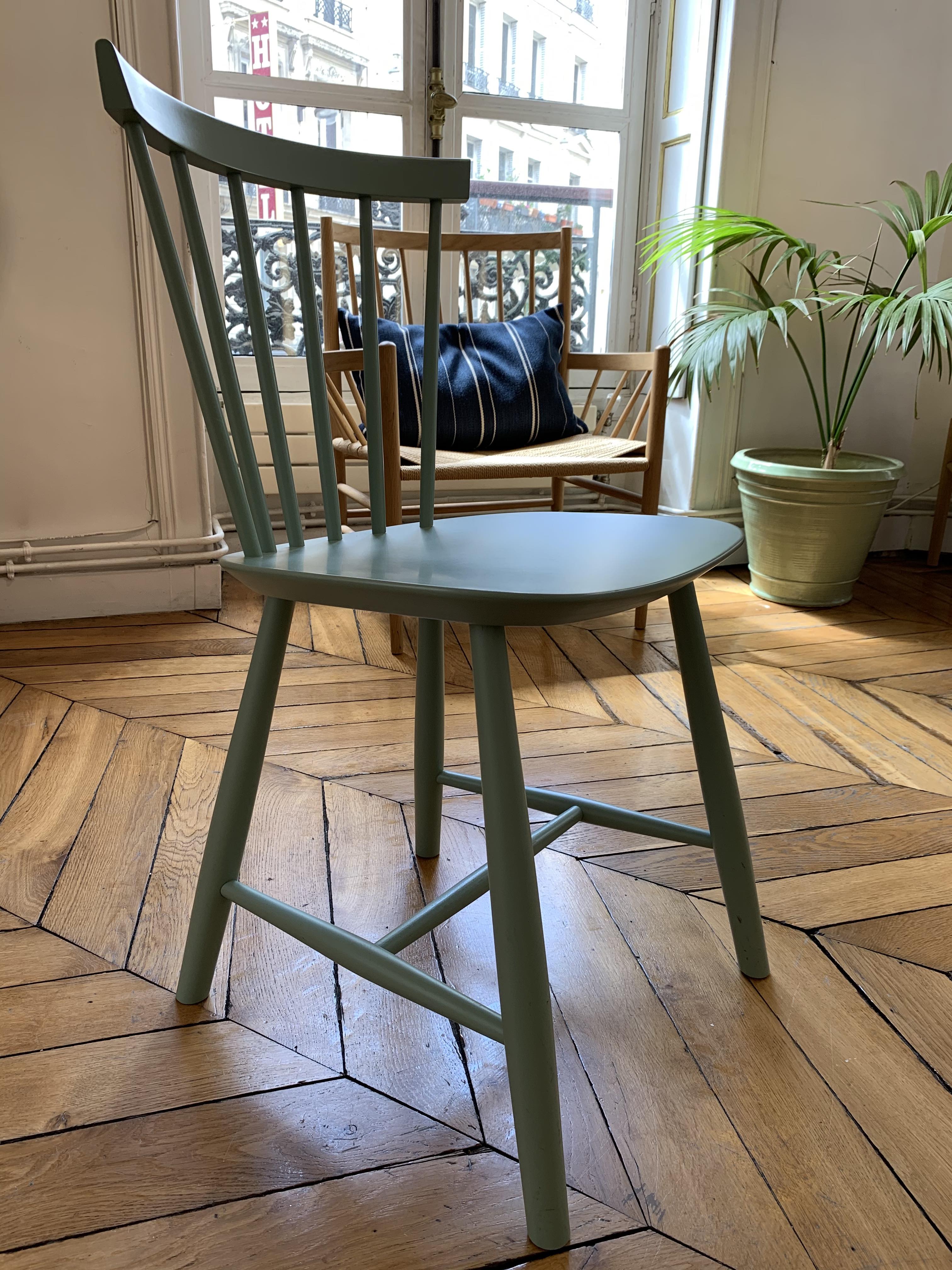 Chair FDB Møbler J46 turquoise