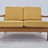 Midcentury 2 seater Teak Sofa by Juul Kristensen, Denmark, 1970s