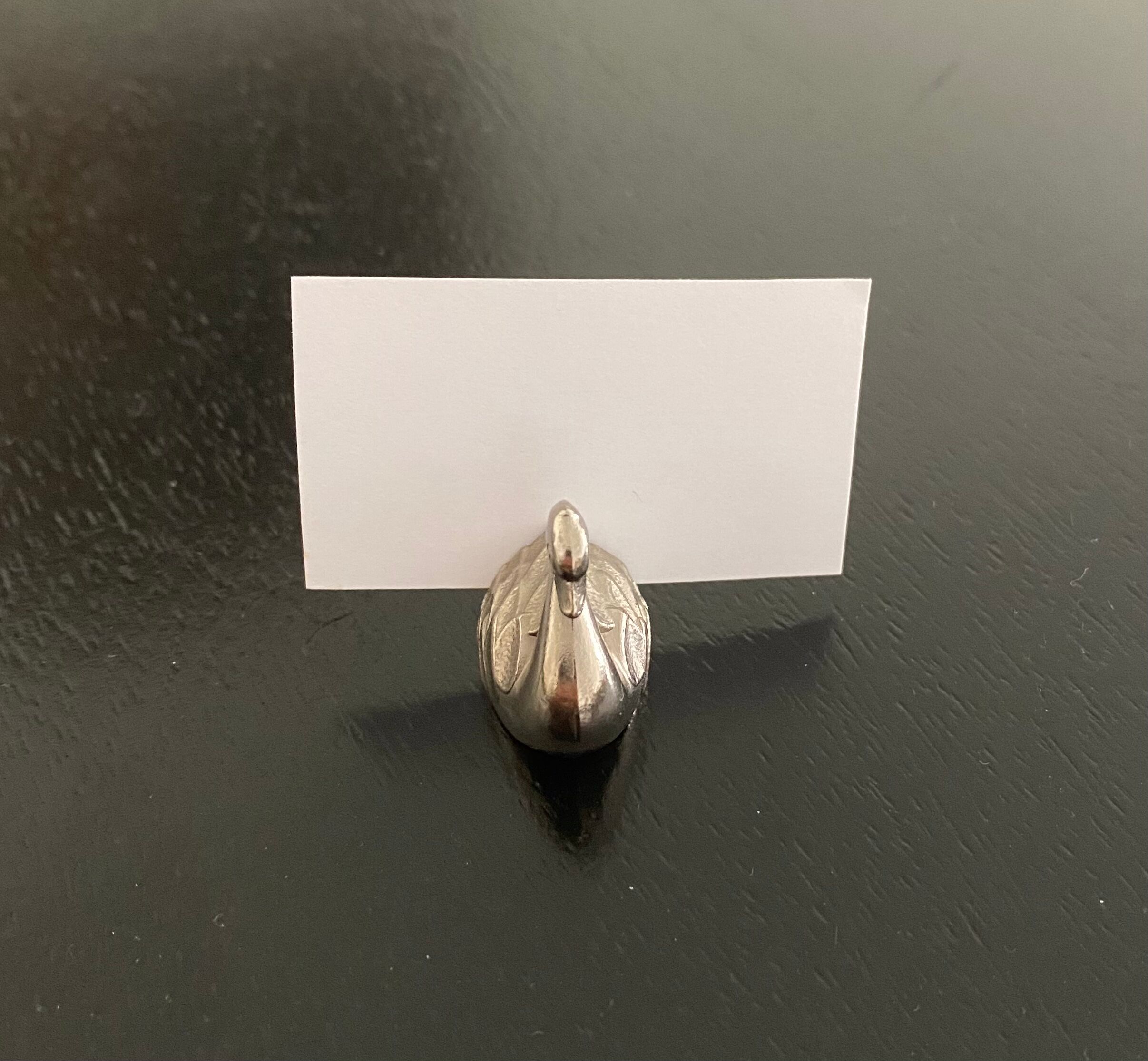 Porte-noms forme cygne