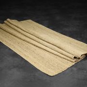 Tapis indien en jute tissé à plat, années 1970