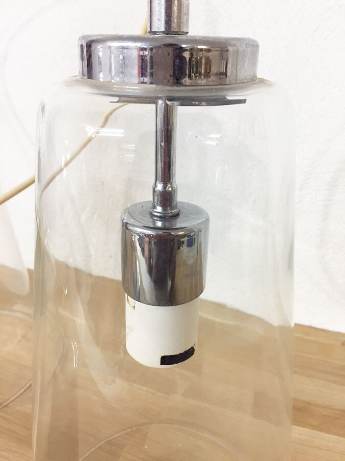 Pair of vintage Ikea pendant lights from the 1980s