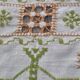 Nappe XXL en lin brodé