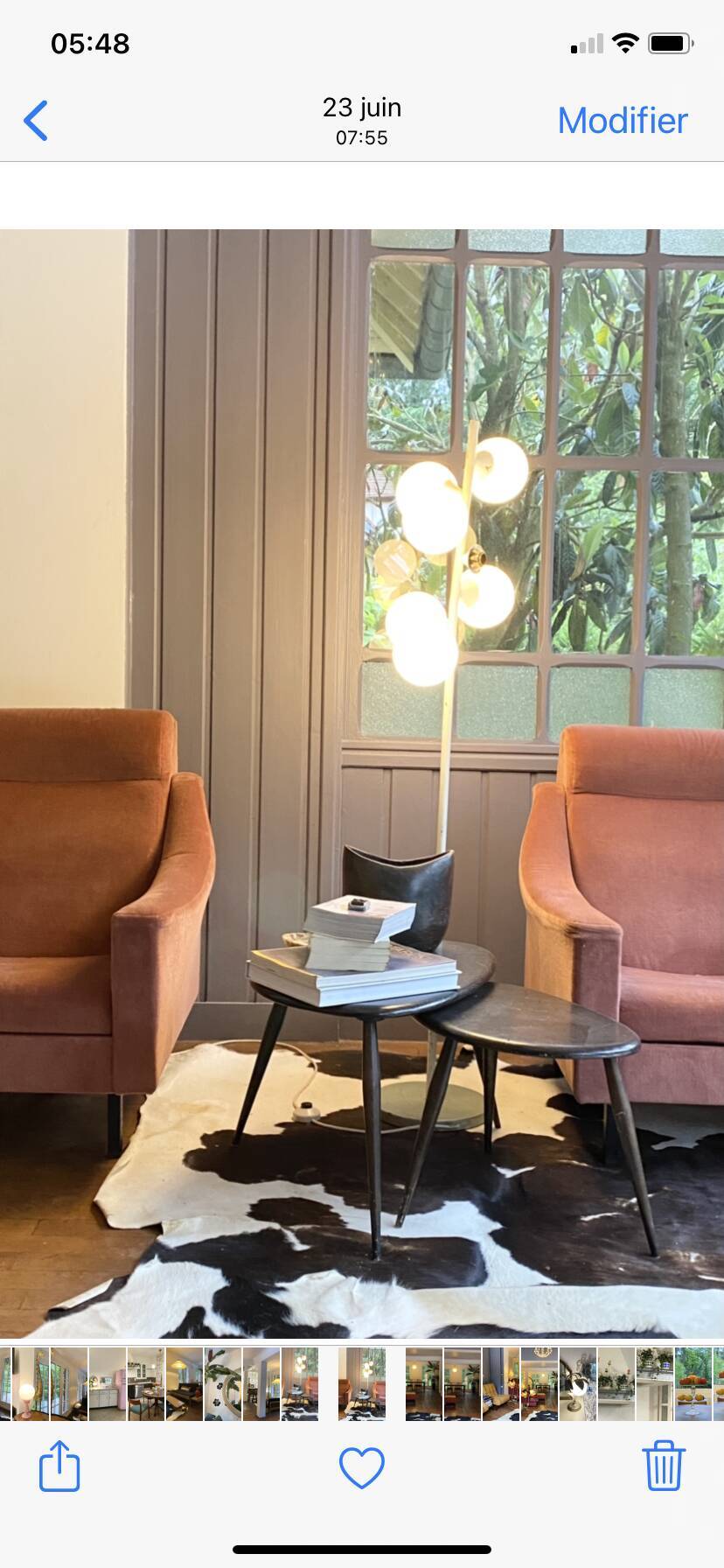 Paire de fauteuils cube en velours style Italien années 70