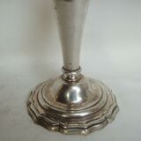 Candle holder 2 english branches in silver metal early twentieth century