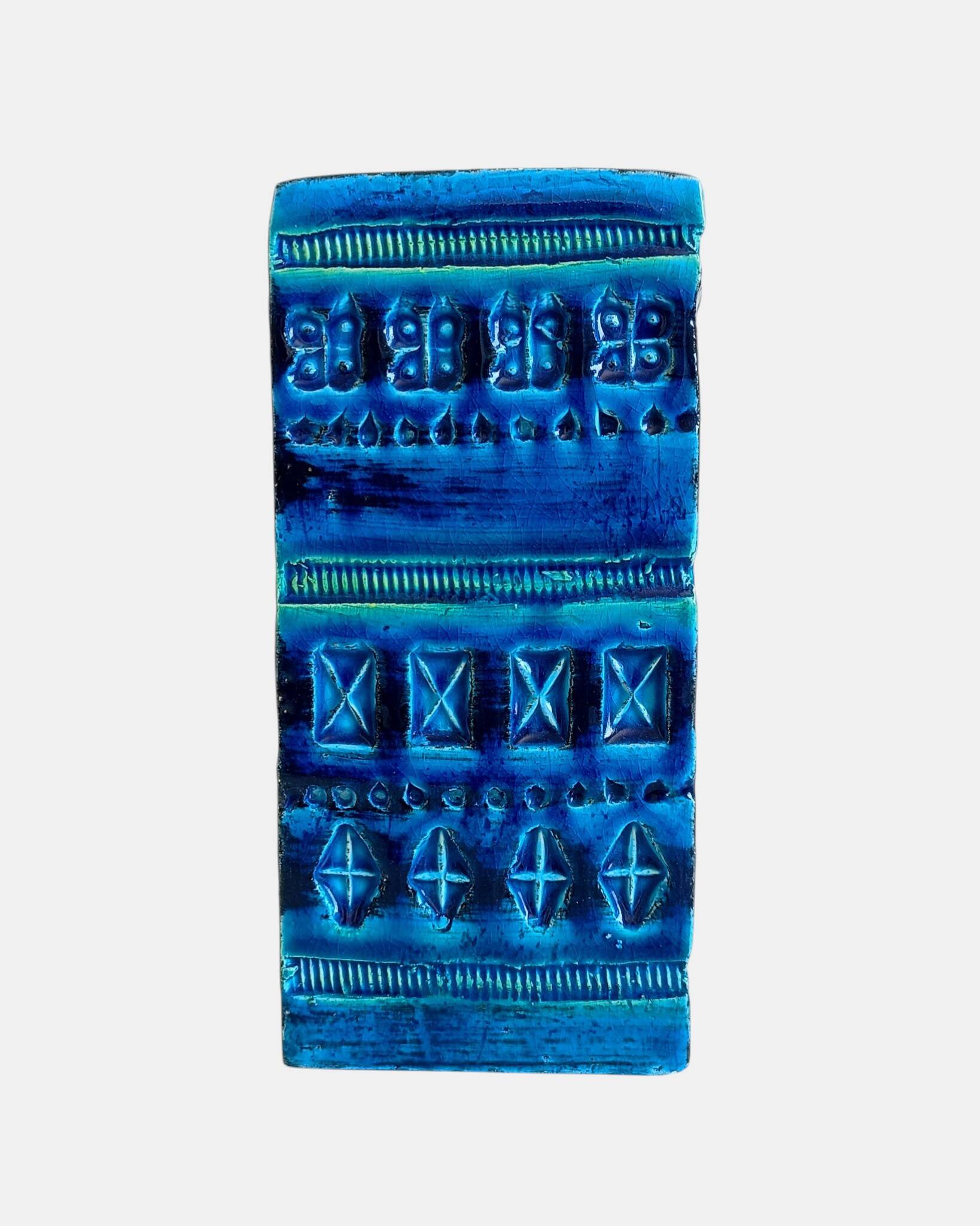 Aldo Londi for Bitossi “Rimini Blu” Etruscan Revival Ceramic Vase, 1960s